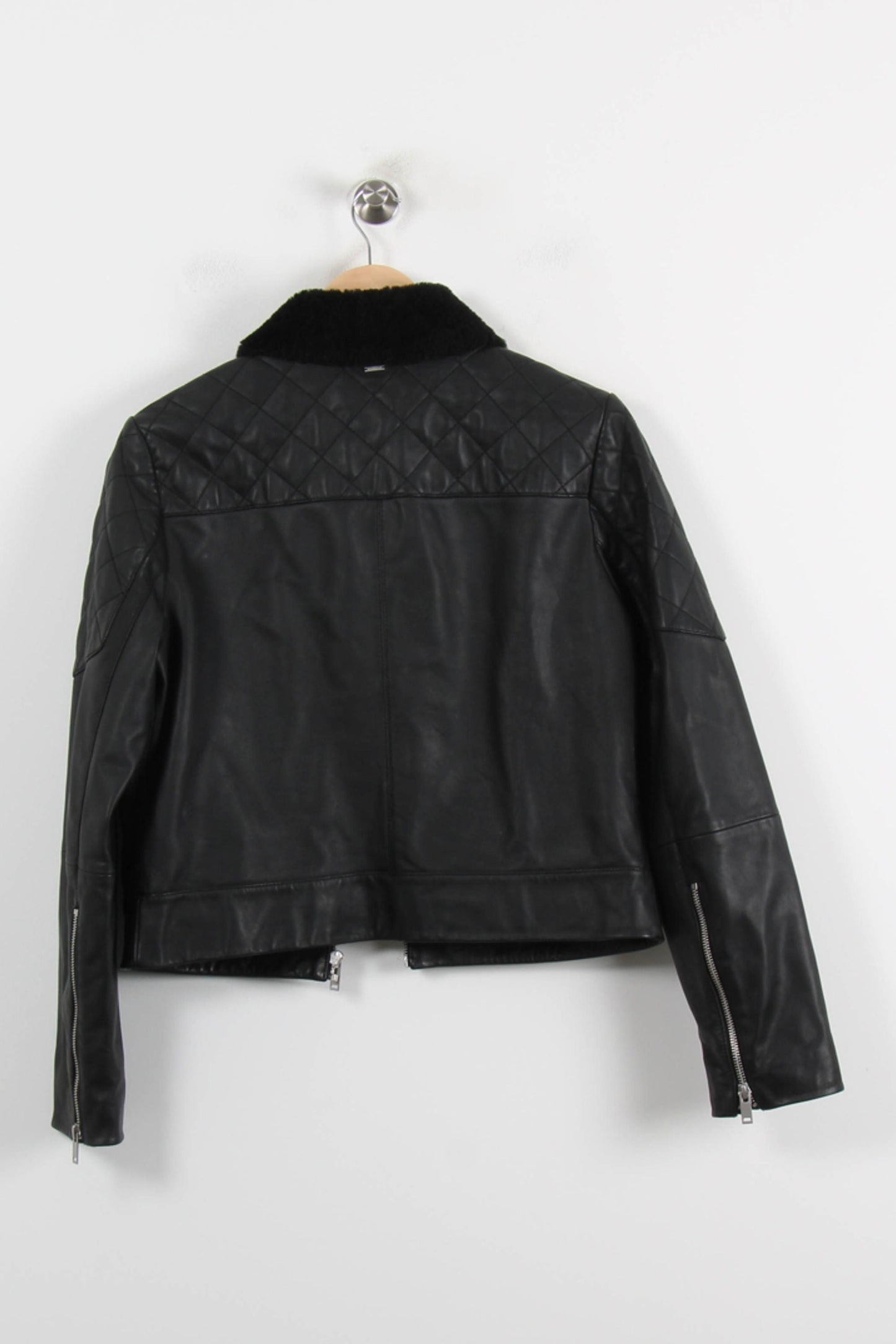 Blouson en Cuir Noir - Taille L/40