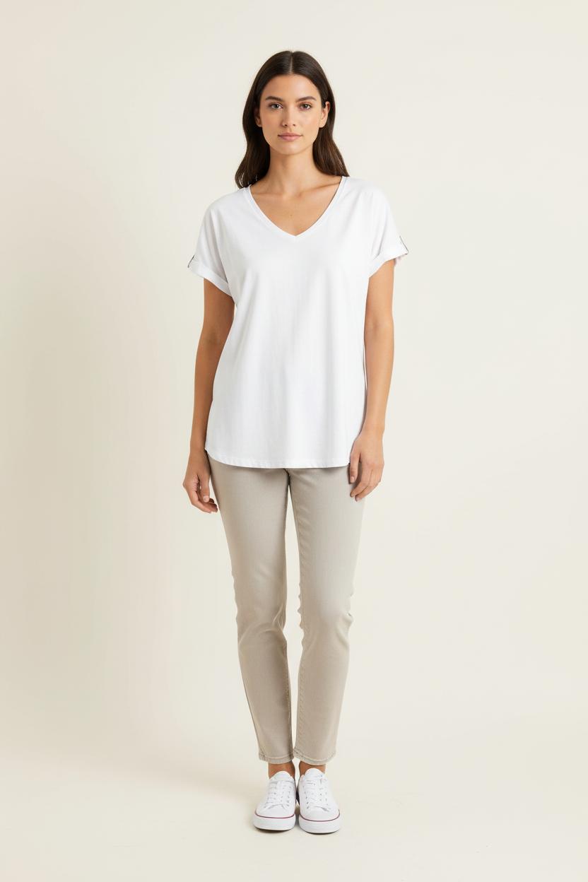 Tee-shirt Blanc - Taille M/38