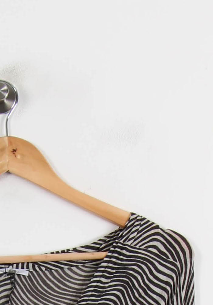 Blouse Noire et Blanche - Taille M/38