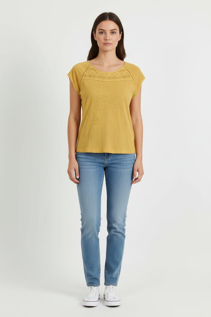 Top Jaune - Taille S/36