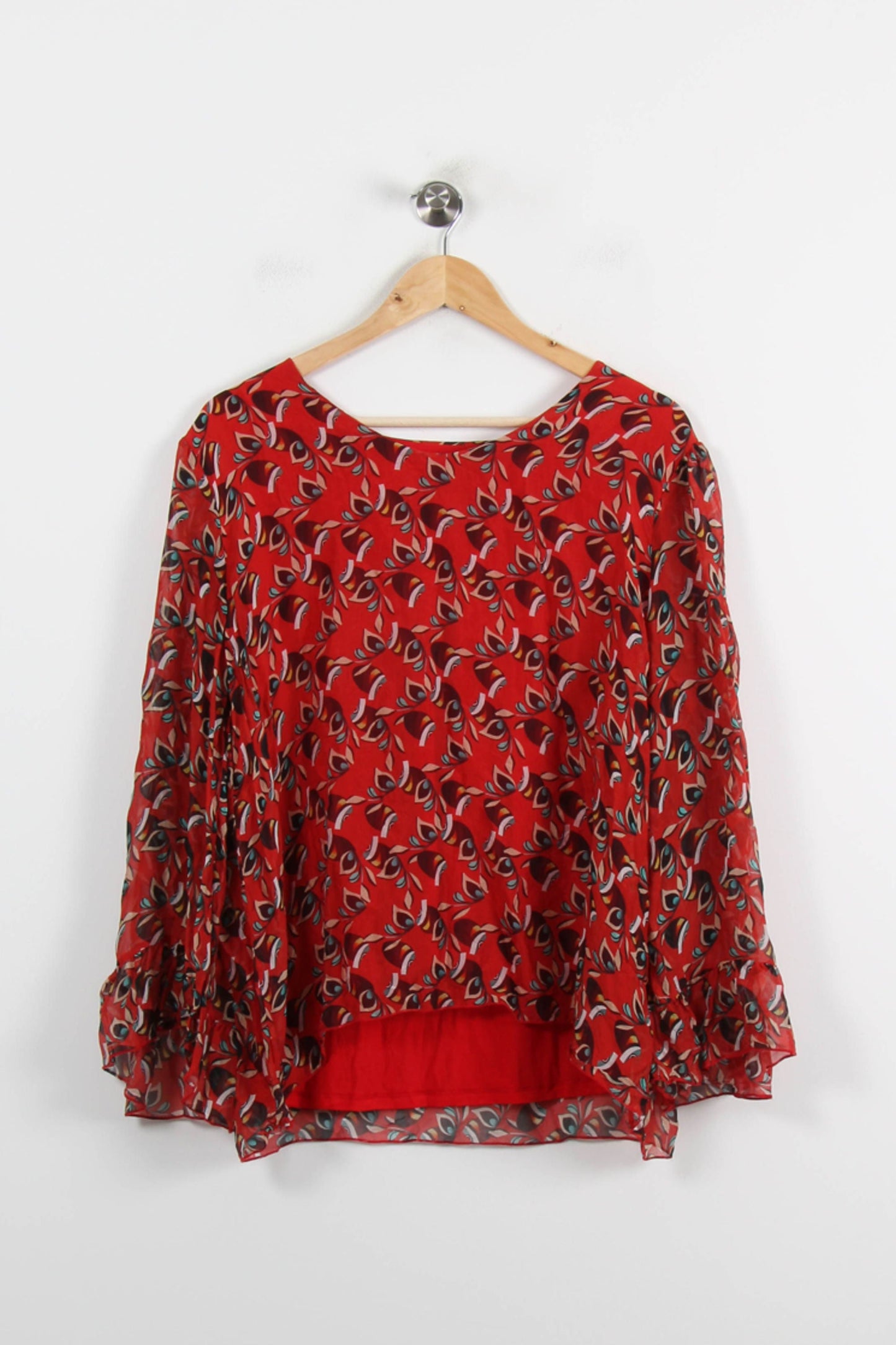 Blouse Rouge - Taille XXXL/46