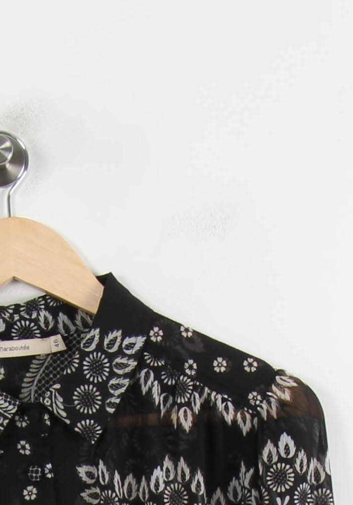 Blouse Noire et Blanche - Taille XXXL/46