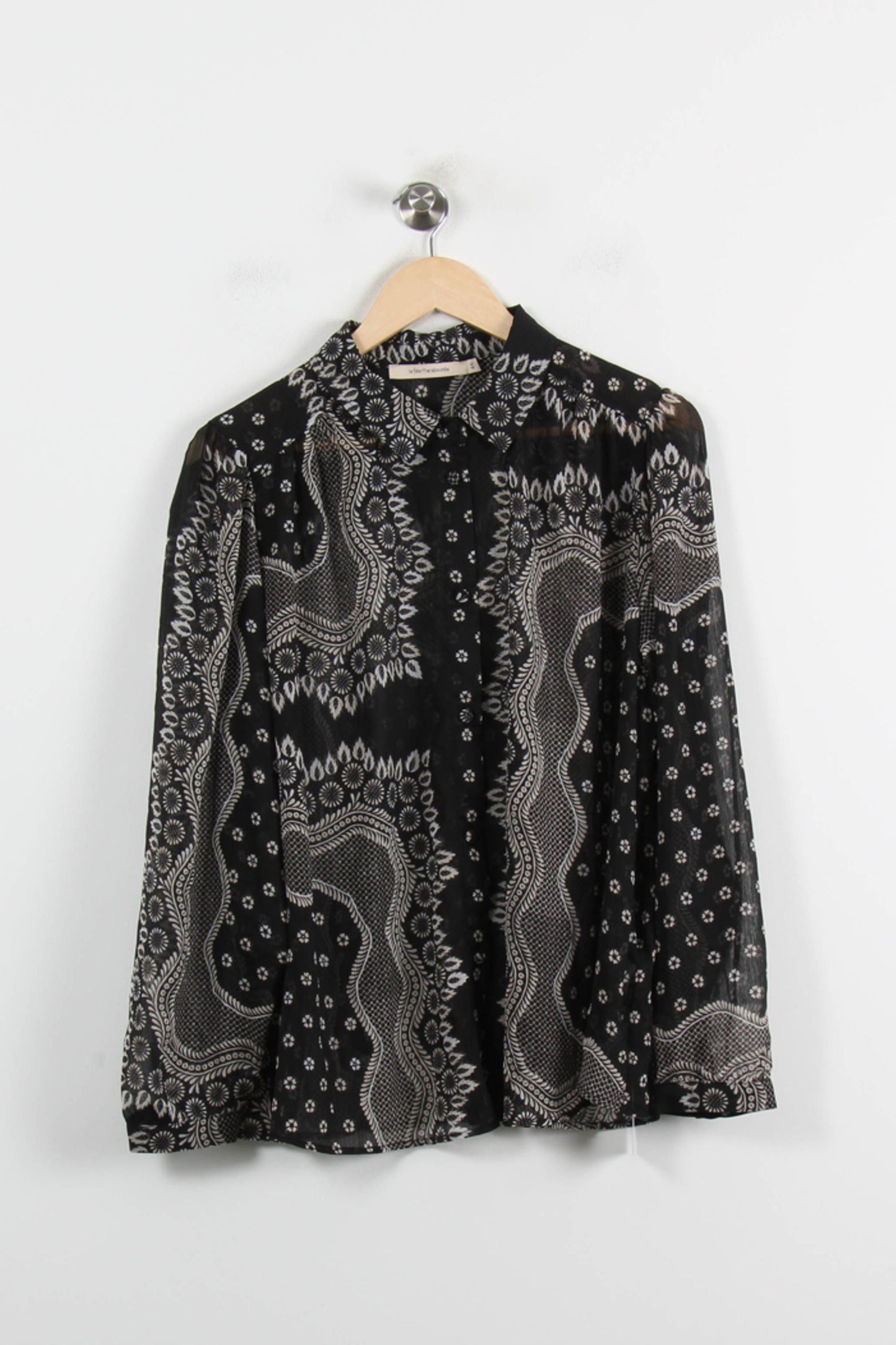 Blouse Noire et Blanche - Taille XXXL/46