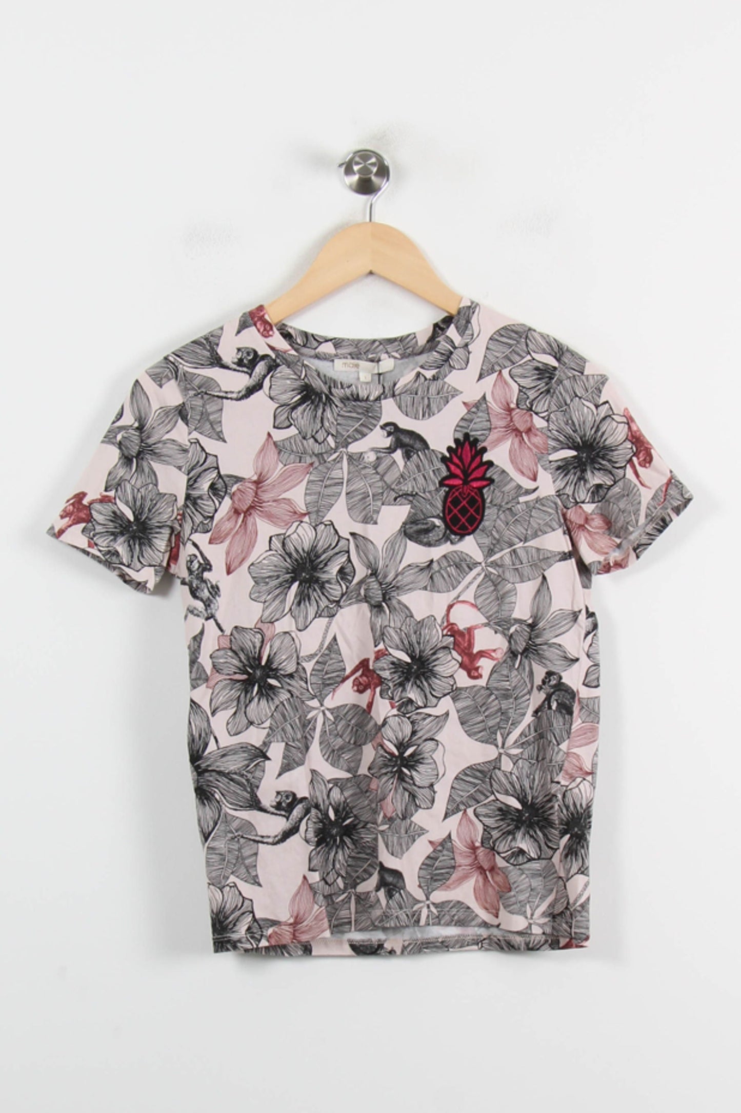 Tee-shirt Rose et Noir - Taille S/36