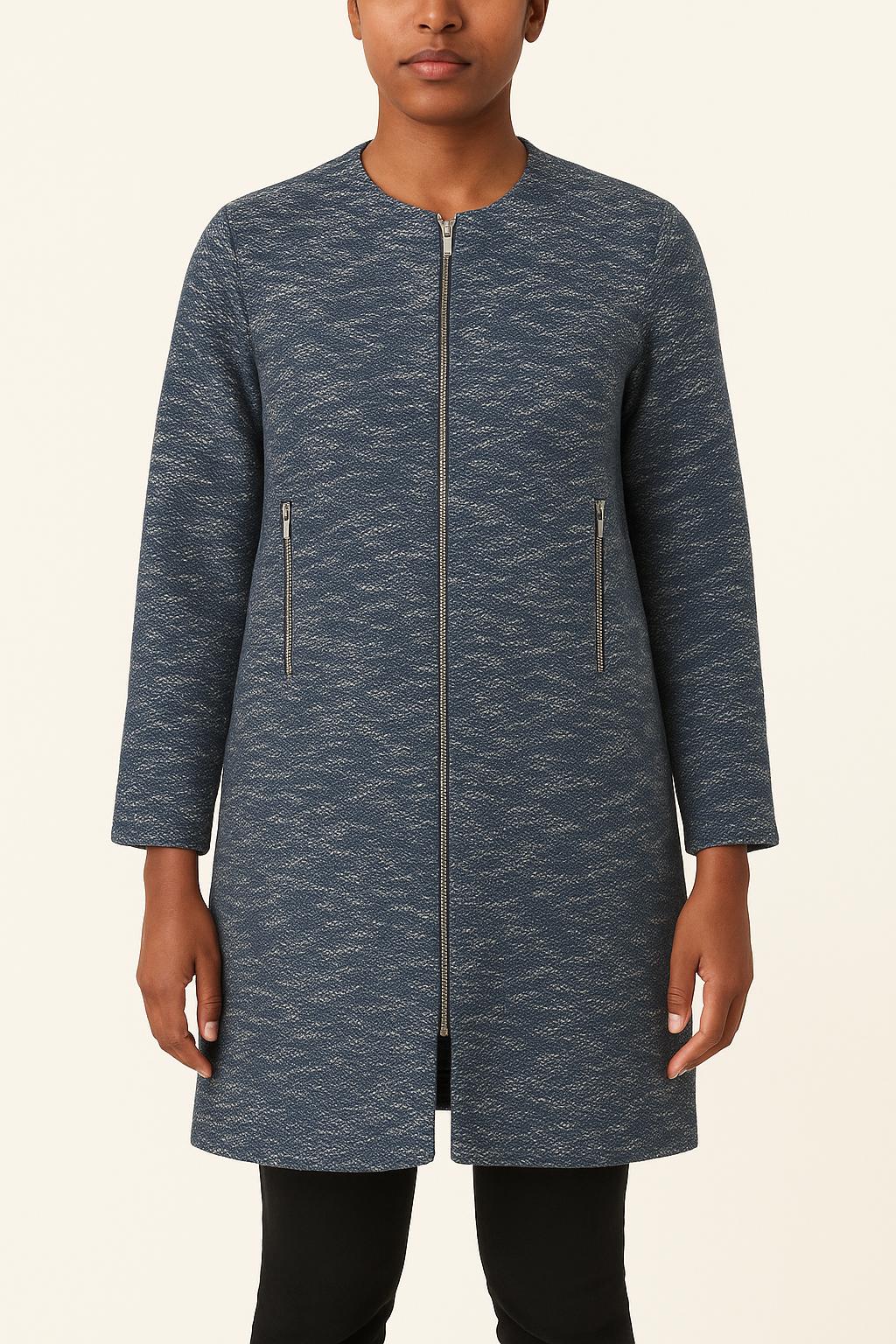 Manteau Bleu et Gris - Taille M/38