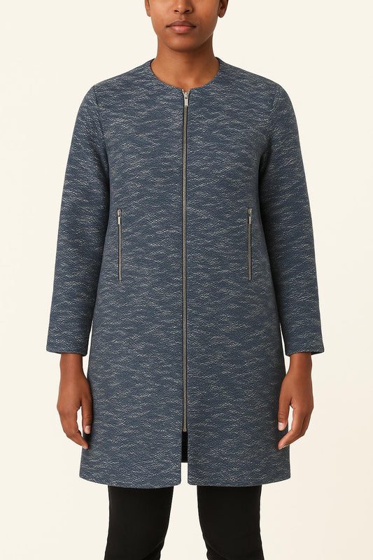 Manteau Bleu et Gris - Taille M/38