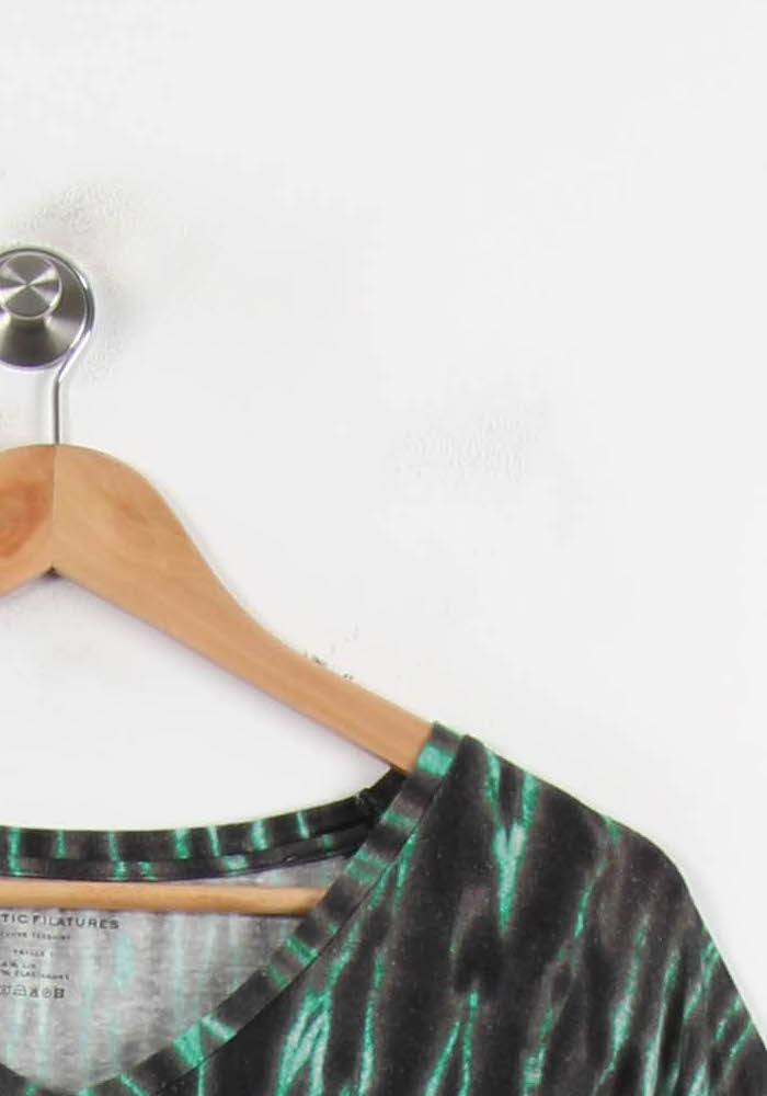 Tee-shirt Noir et Vert - Taille S/36