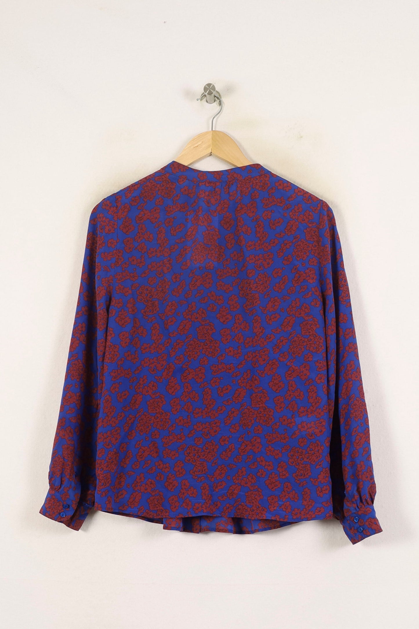 Blouse Bleue et Rouge - Taille L/40