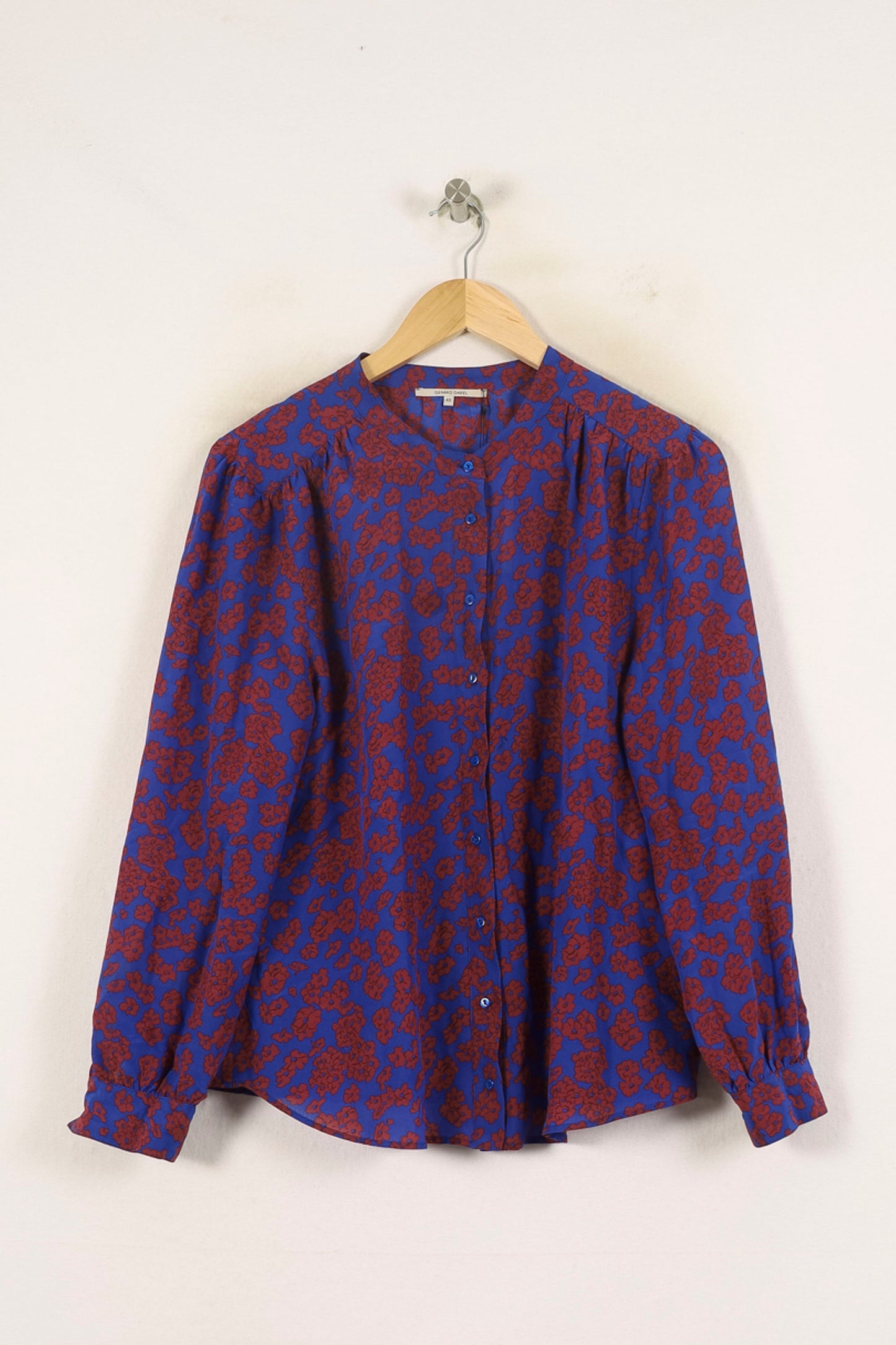 Blouse Bleue et Rouge - Taille L/40