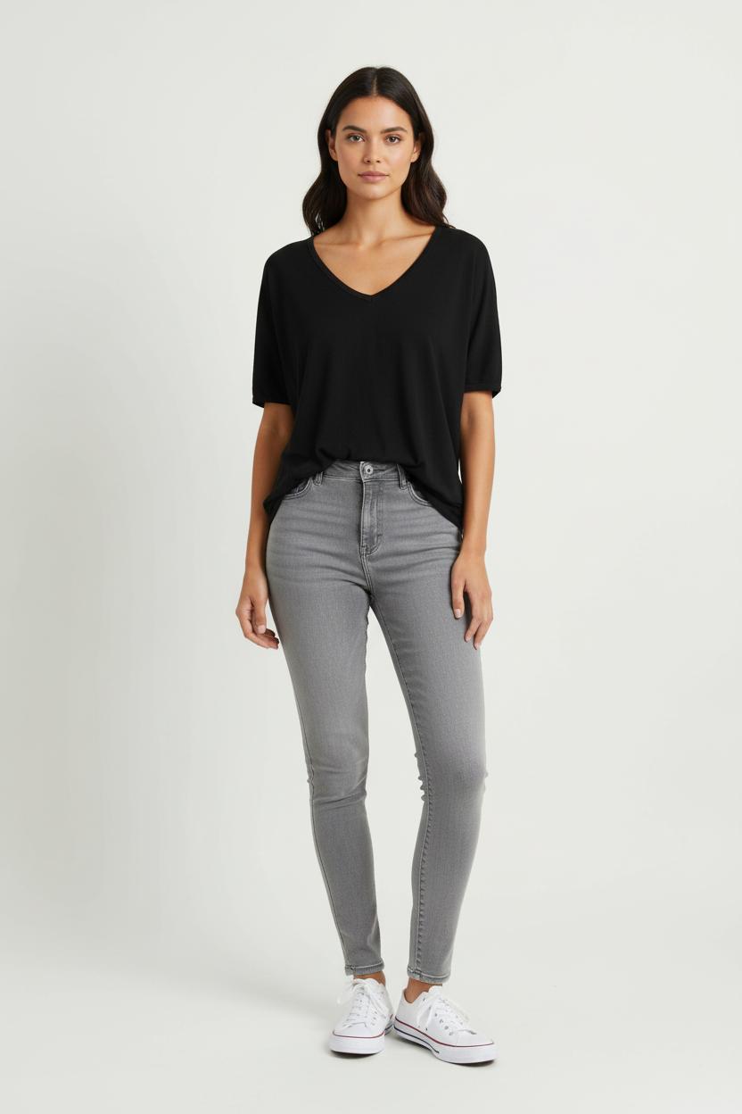 T-shirt Noir - Taille XL/42