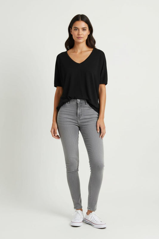 T-shirt Noir - Taille XL/42