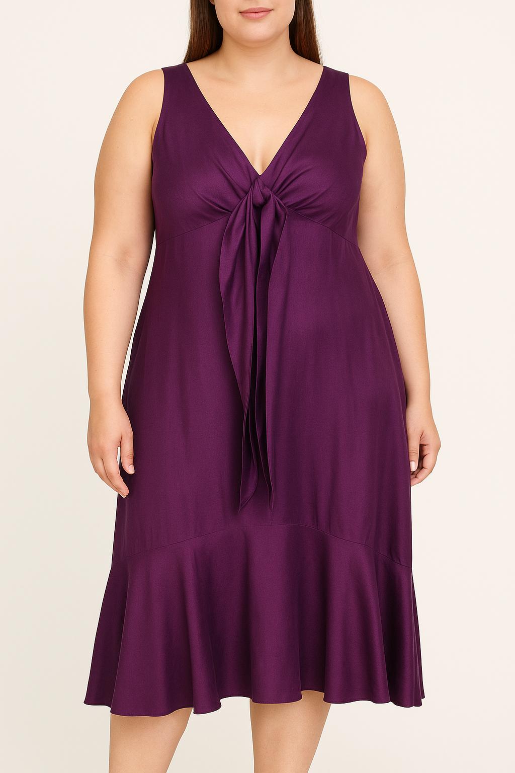 Robe Longue Violette - Taille XL/42