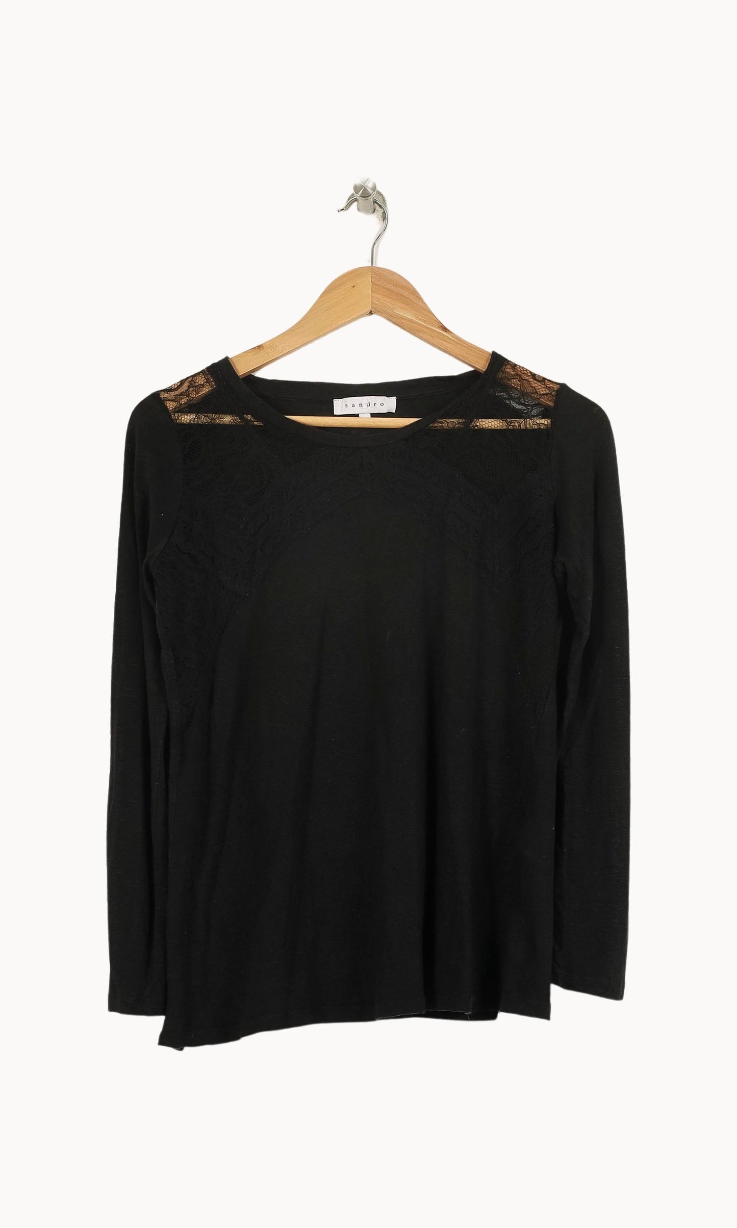 T-shirt Manches Longues Noir - Taille M/38