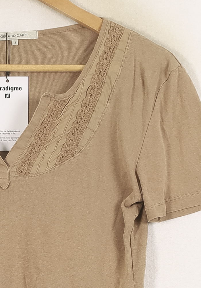 Tee-shirt Marron - Taille L/40