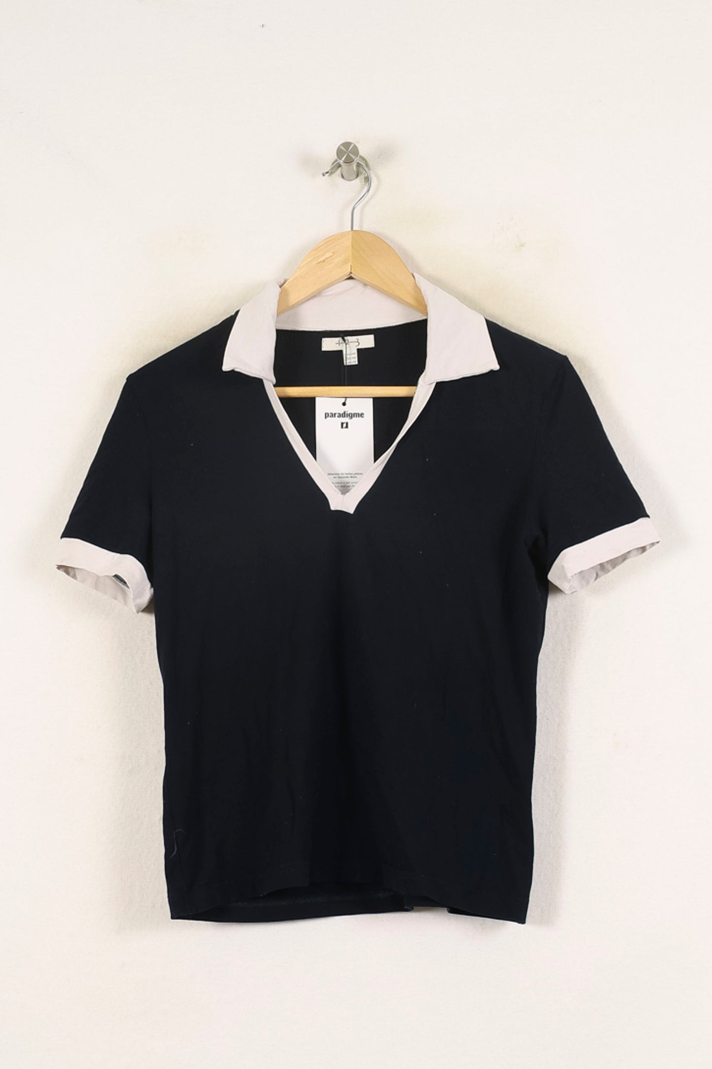 Polo Noir et Blanc - Taille XL/42