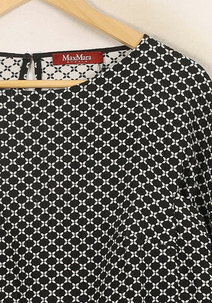 Blouse Noire et Blanche - Taille XL/42