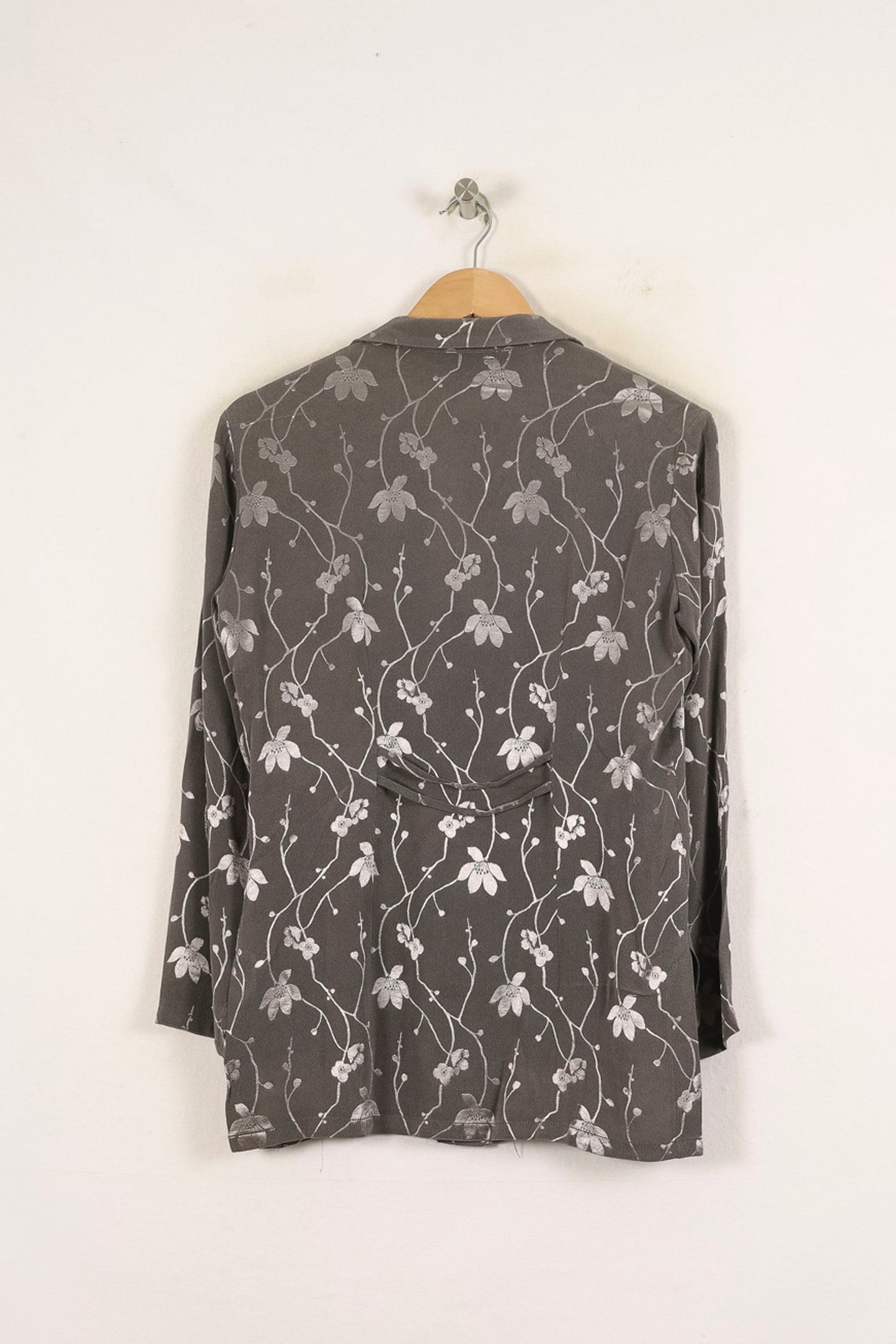 Veste Fleurie Grise - Taille M/38