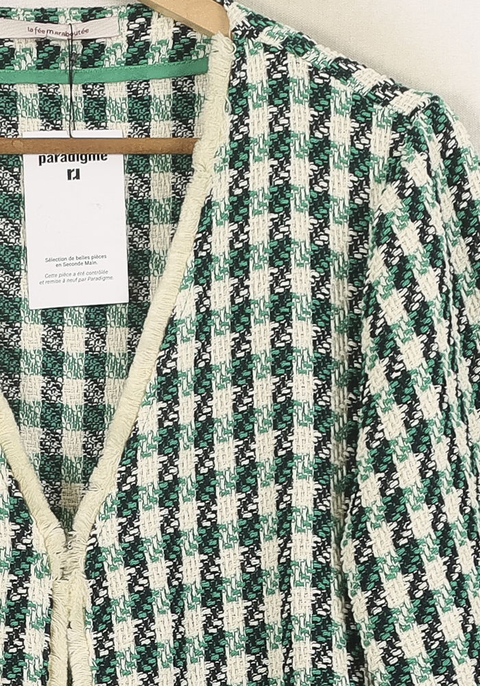 Veste Verte et Blanche - Taille XXL/44