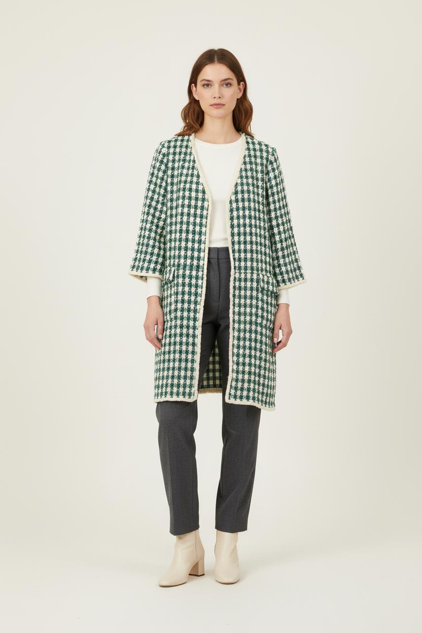 Veste Verte et Blanche - Taille XXL/44