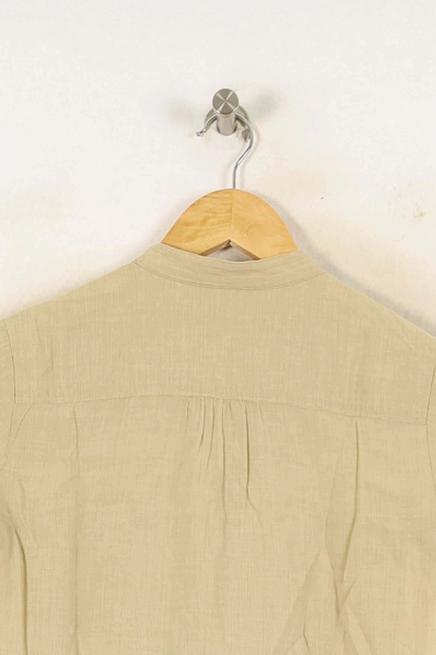 Chemise Manches Courtes Beige - Taille S/36