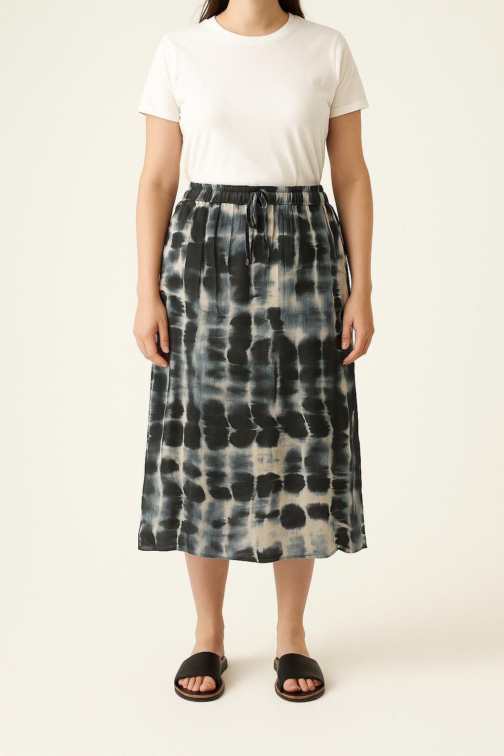 Jupe Longue Noire et Blanche - Taille L/40