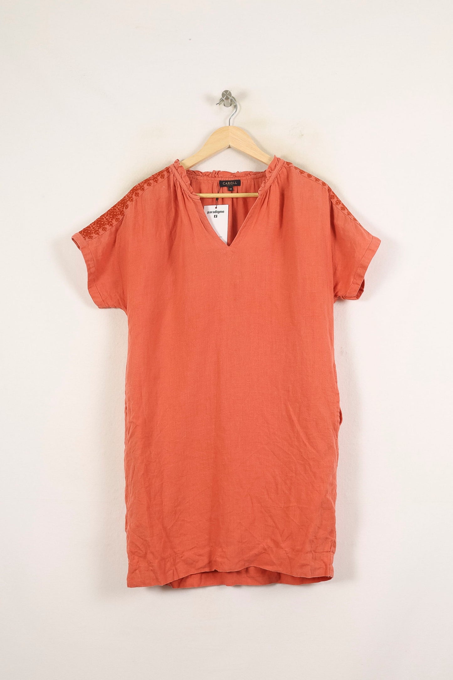 Robe Droite Orange - Taille M/38