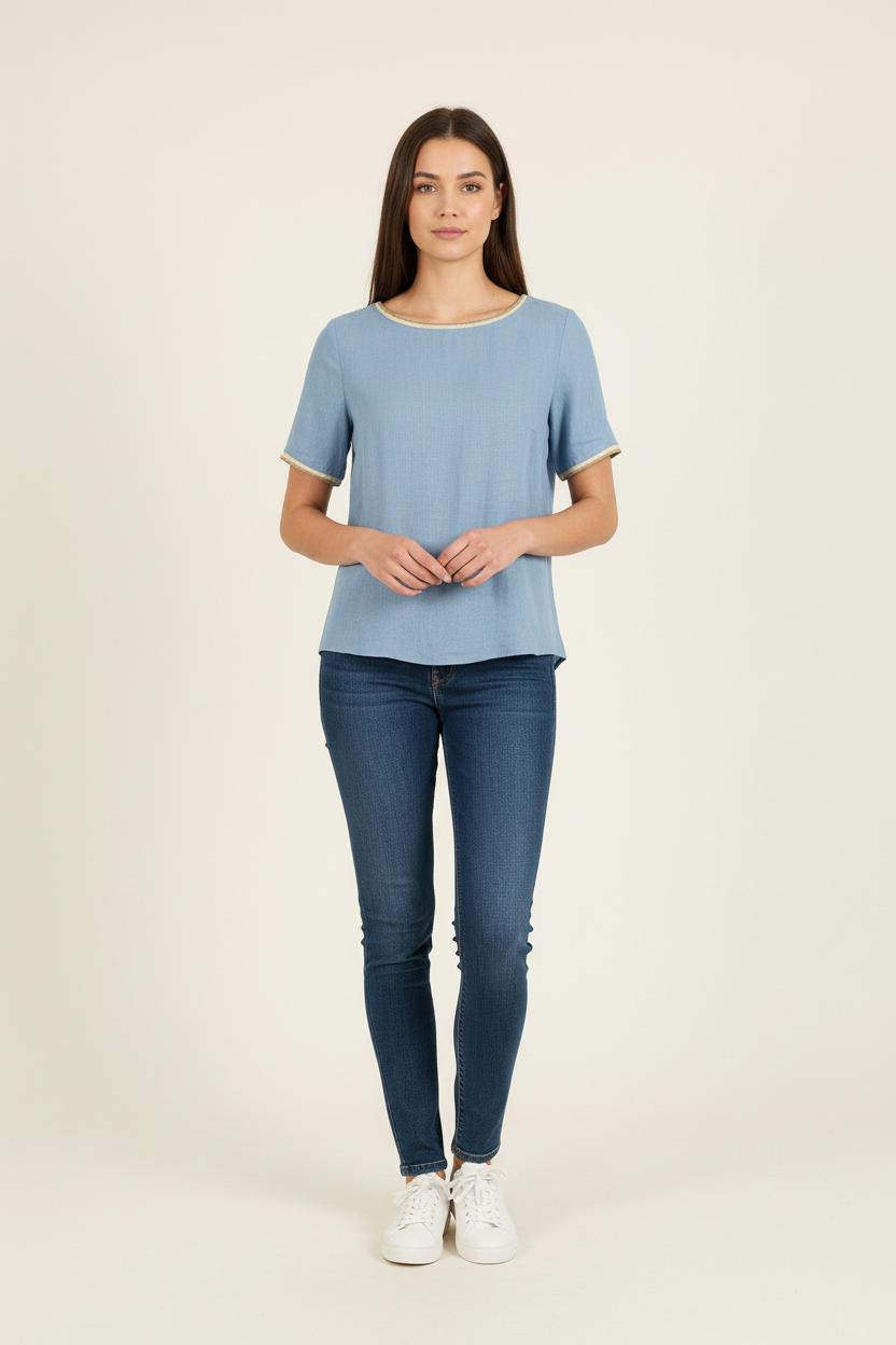 Blouse Bleue - Taille M/38