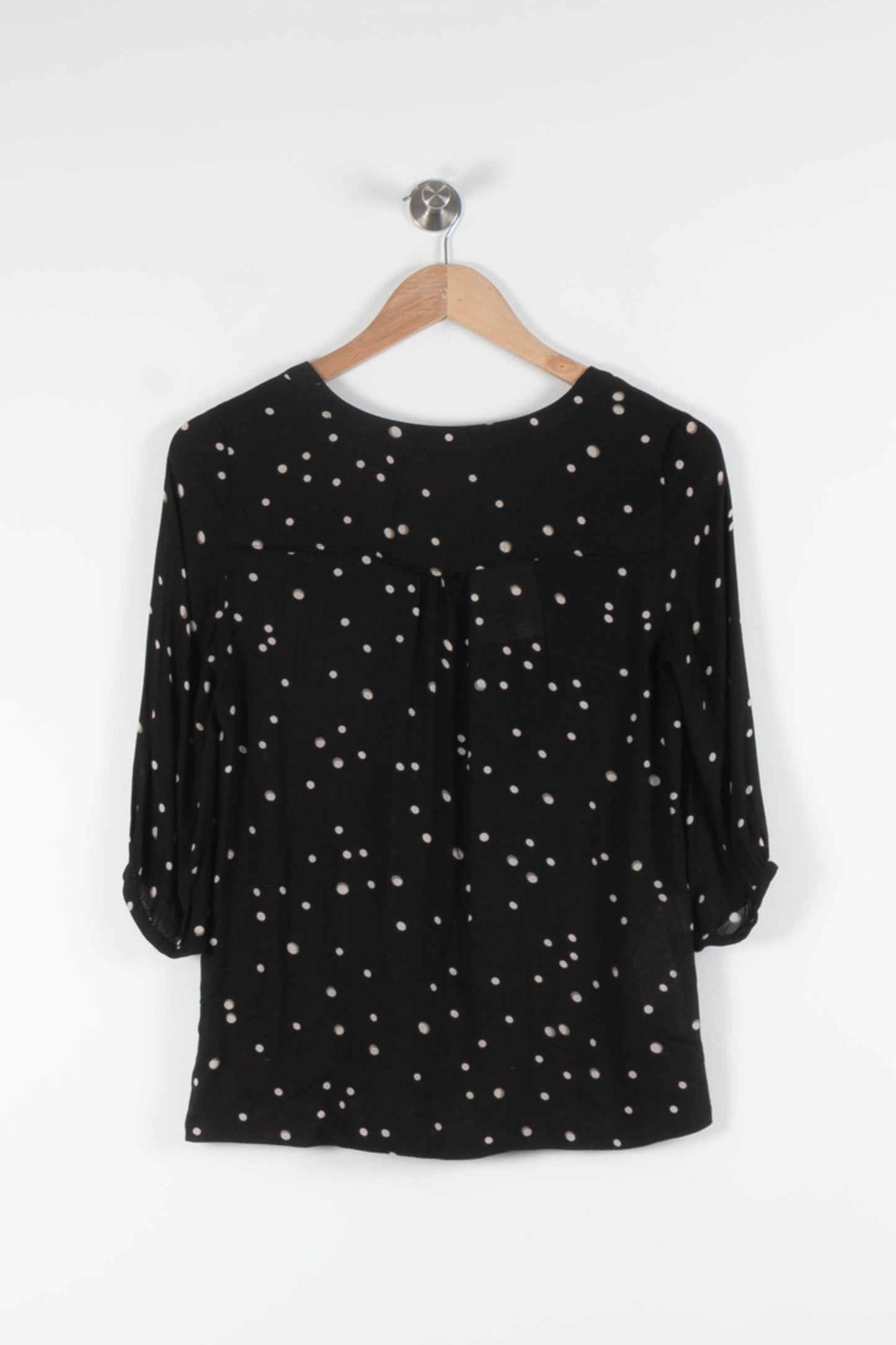 Blouse Noire et Blanche - Taille XS/34