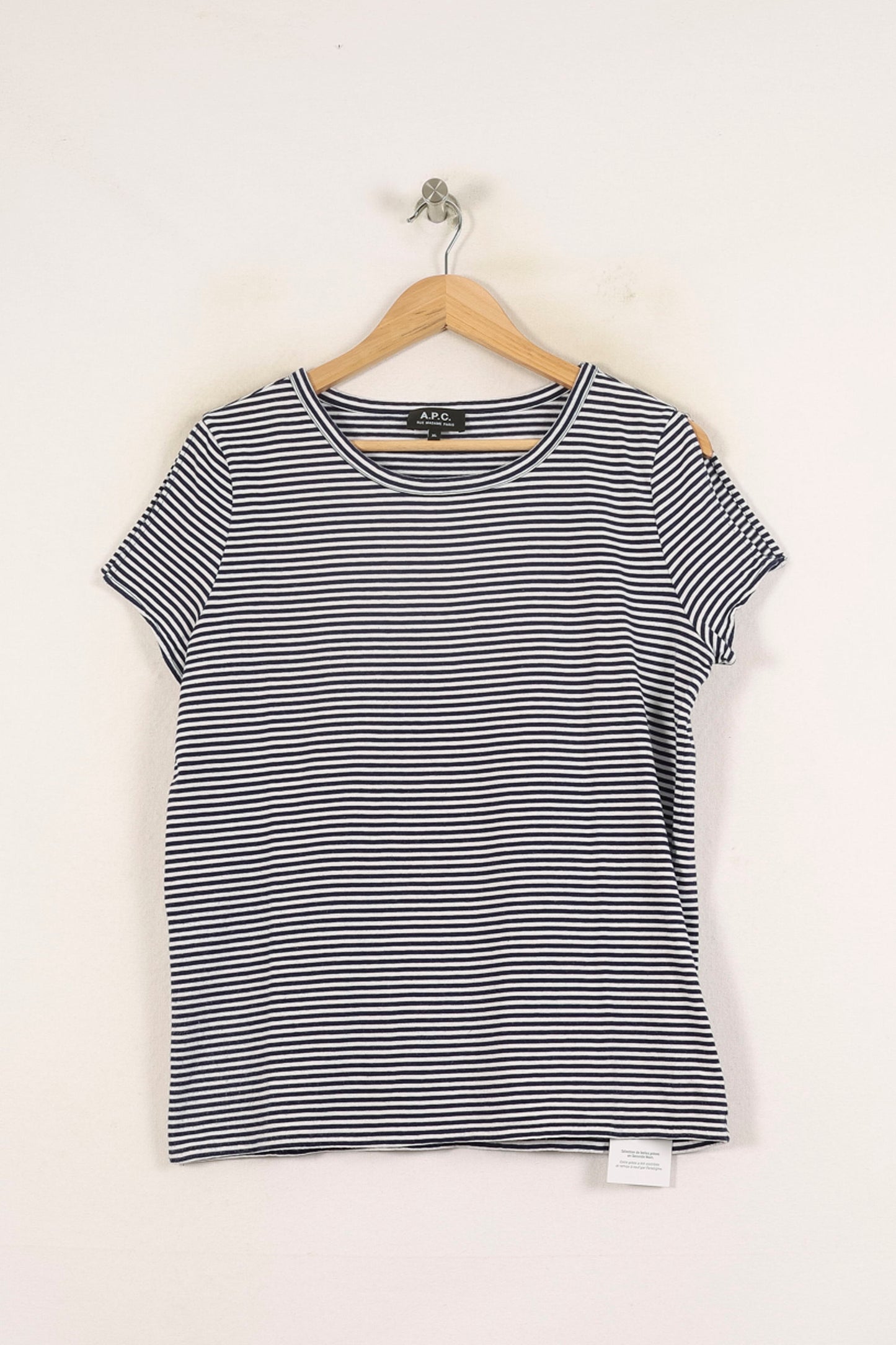 Tee-shirt Rayé Bleu et Blanc - Taille XL/42