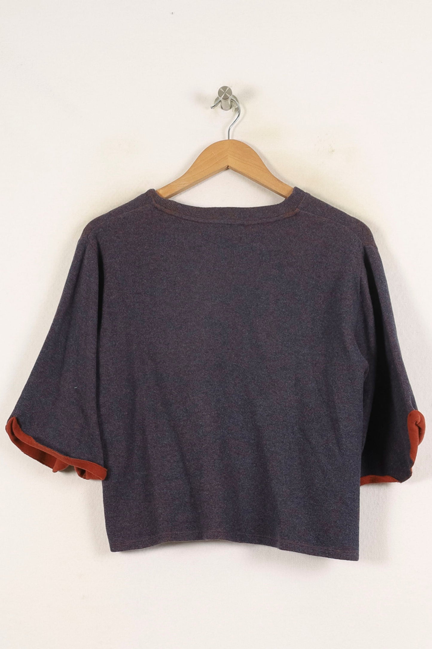 Pull Violet et Marron - Taille S/36