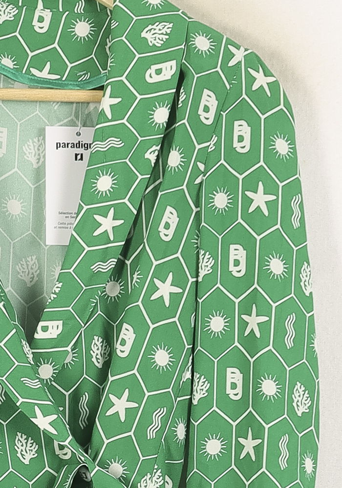 Blazer Vert et Blanc - Taille S/36