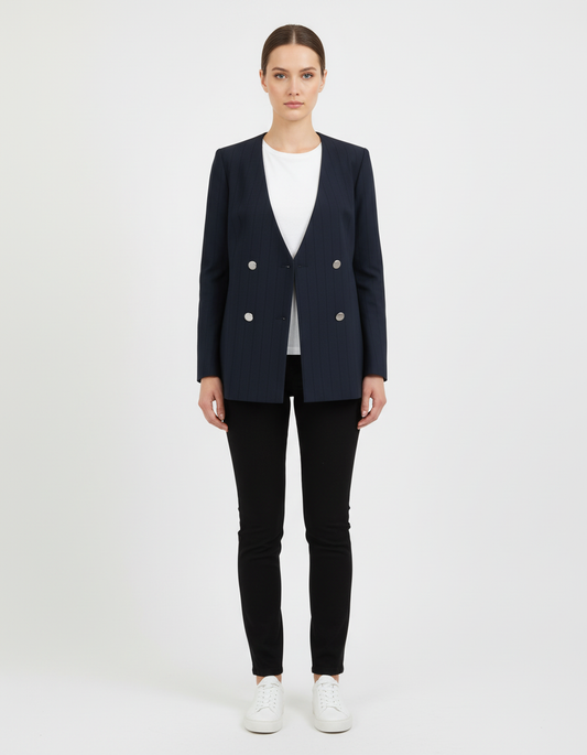 Gilet Blazer Bleue - Taille L/40