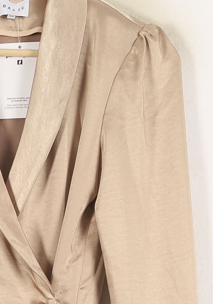 Gilet Cache-cœur Beige - Taille S/36