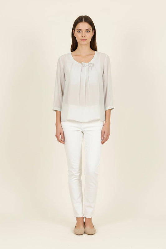 Blouse Grise - Taille S/36