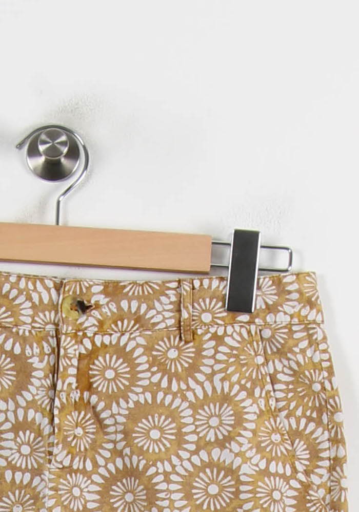 Short Marron et Blanc - Taille S/36