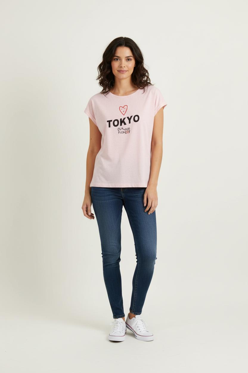 T-shirt Rose - Taille S/36