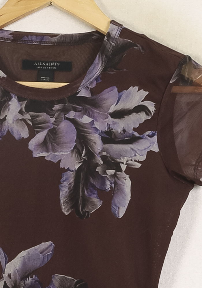 Tee-shirt Violet et Noir - Taille XS/34