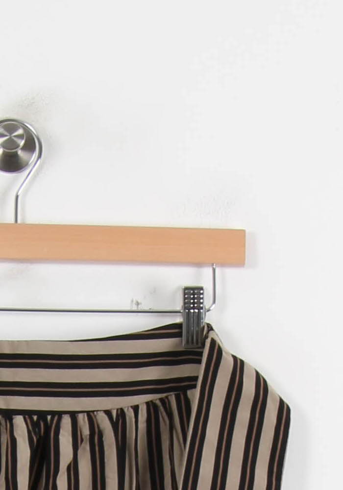 Jupe Midi Beige et Noire - Taille M/38