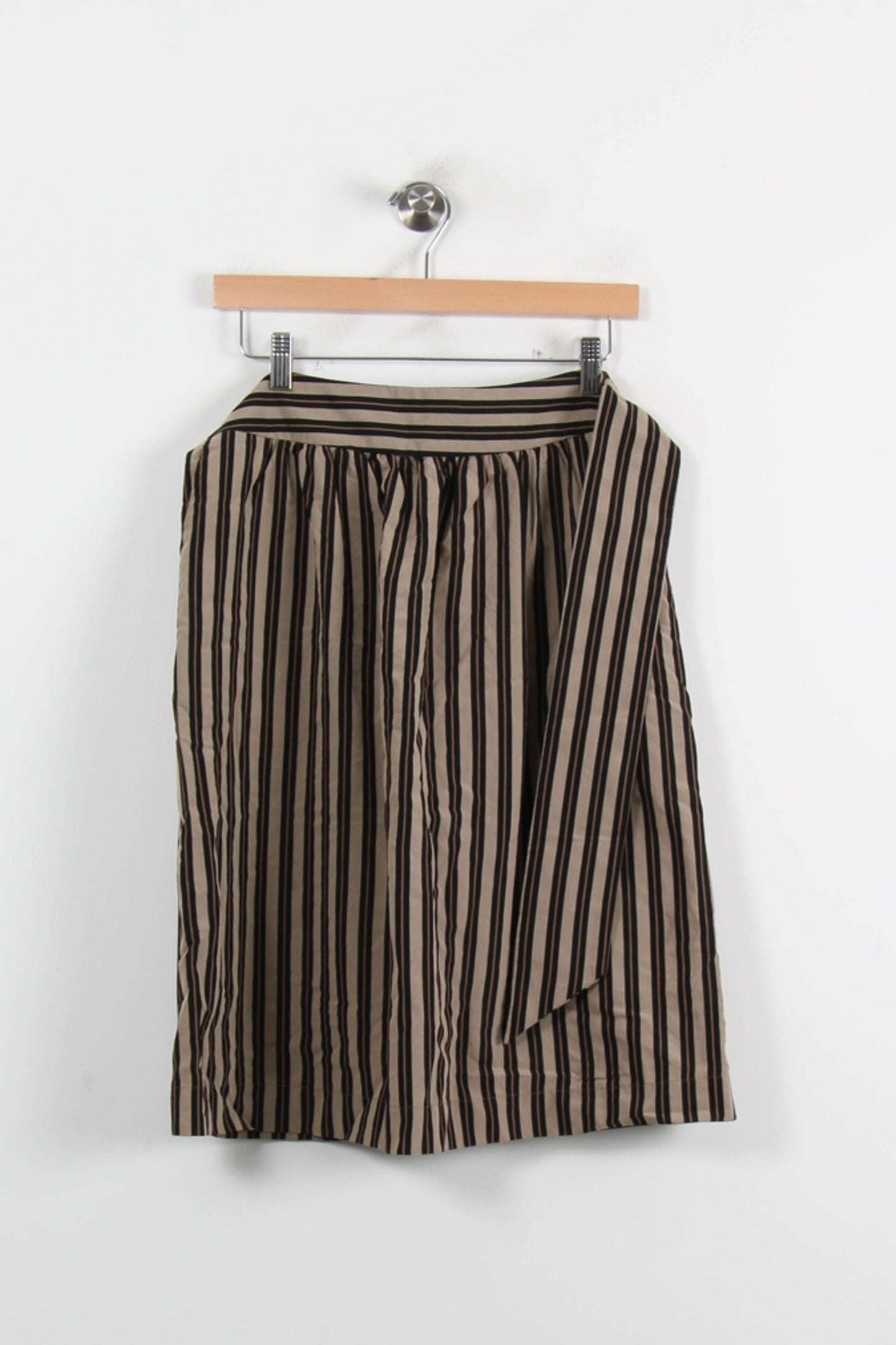 Jupe Midi Beige et Noire - Taille M/38