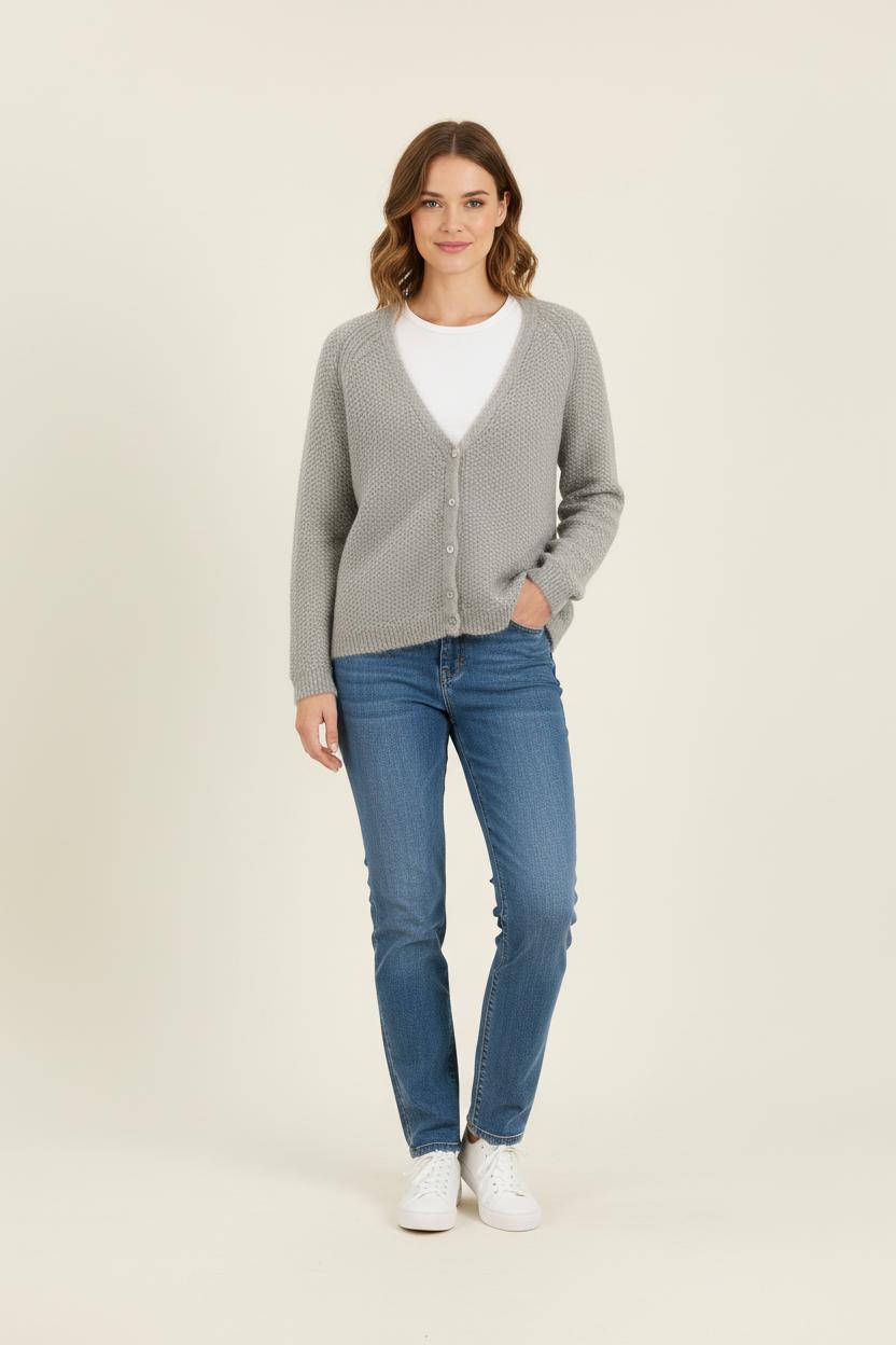 Cardigan Gris - Taille M/38