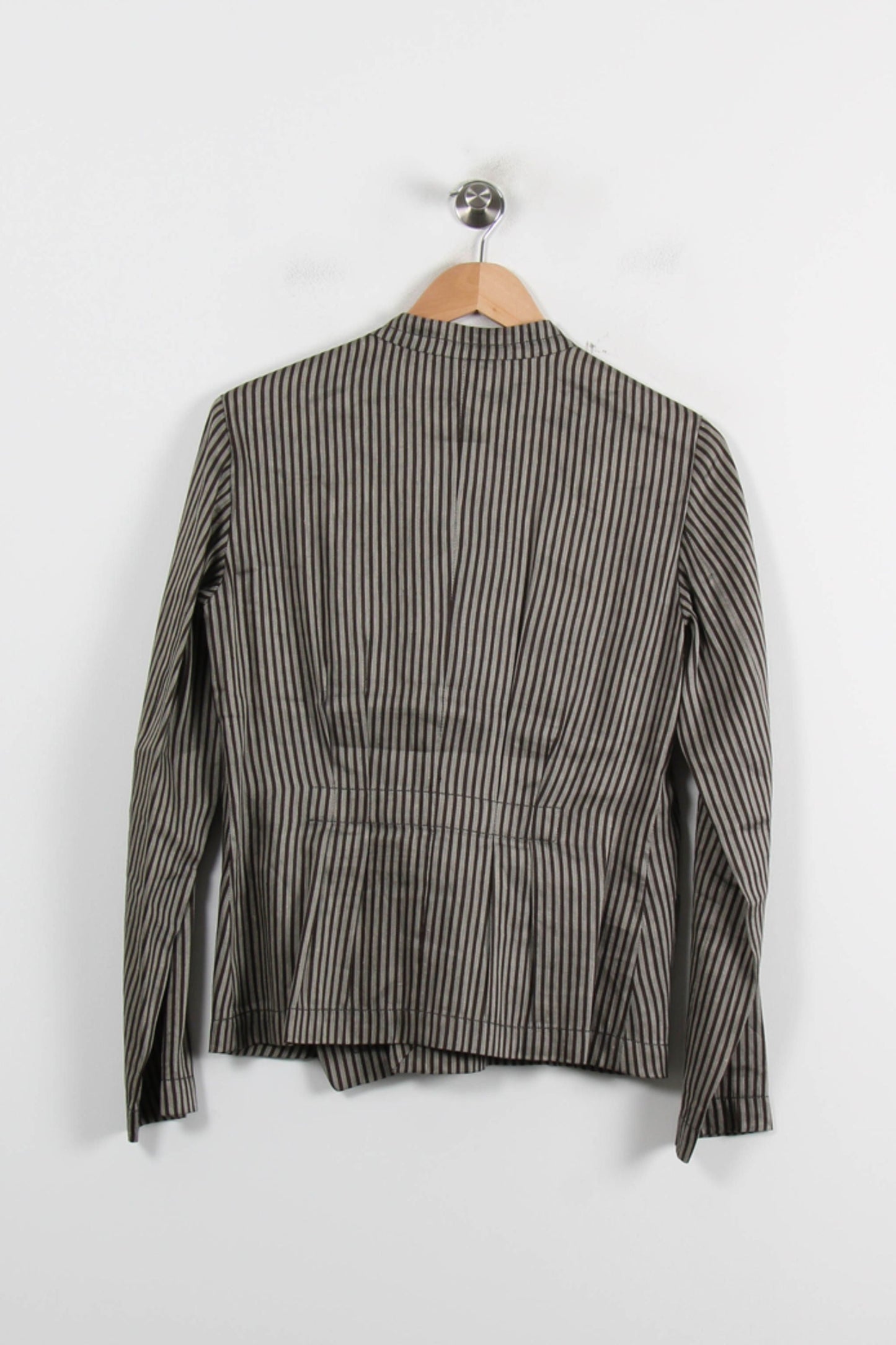 Blouse Rayée Noire et Grise - Taille L/40