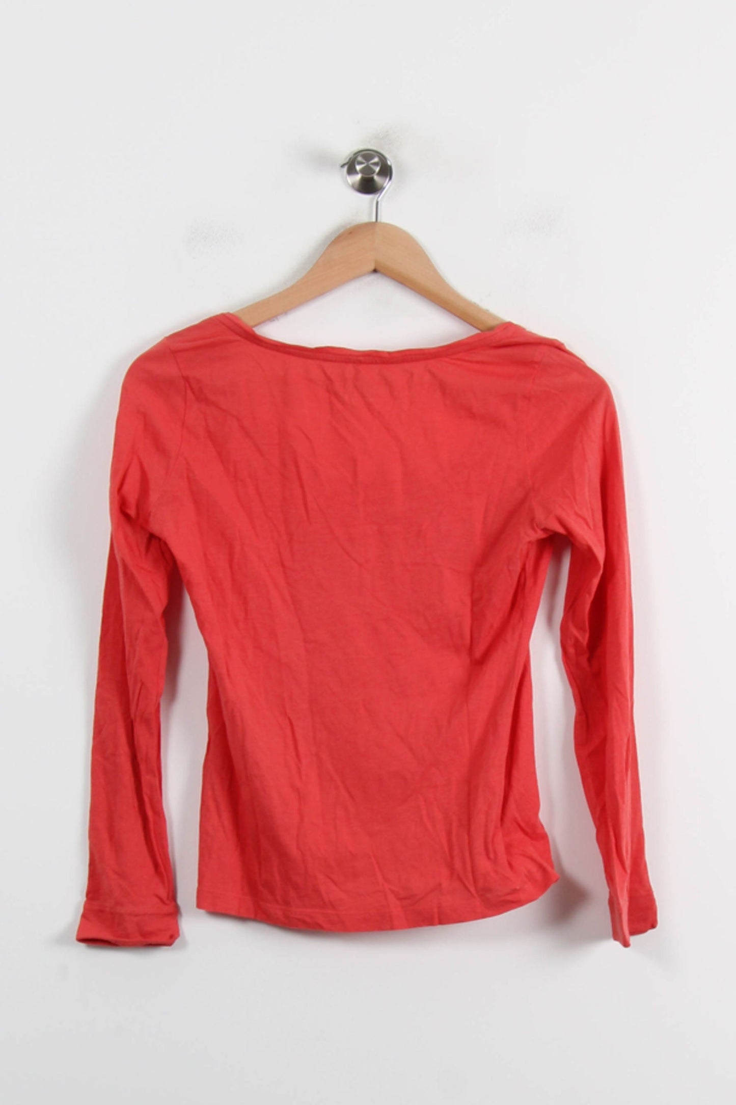 Tee-shirt Manches Longues Rouge - Taille S/36