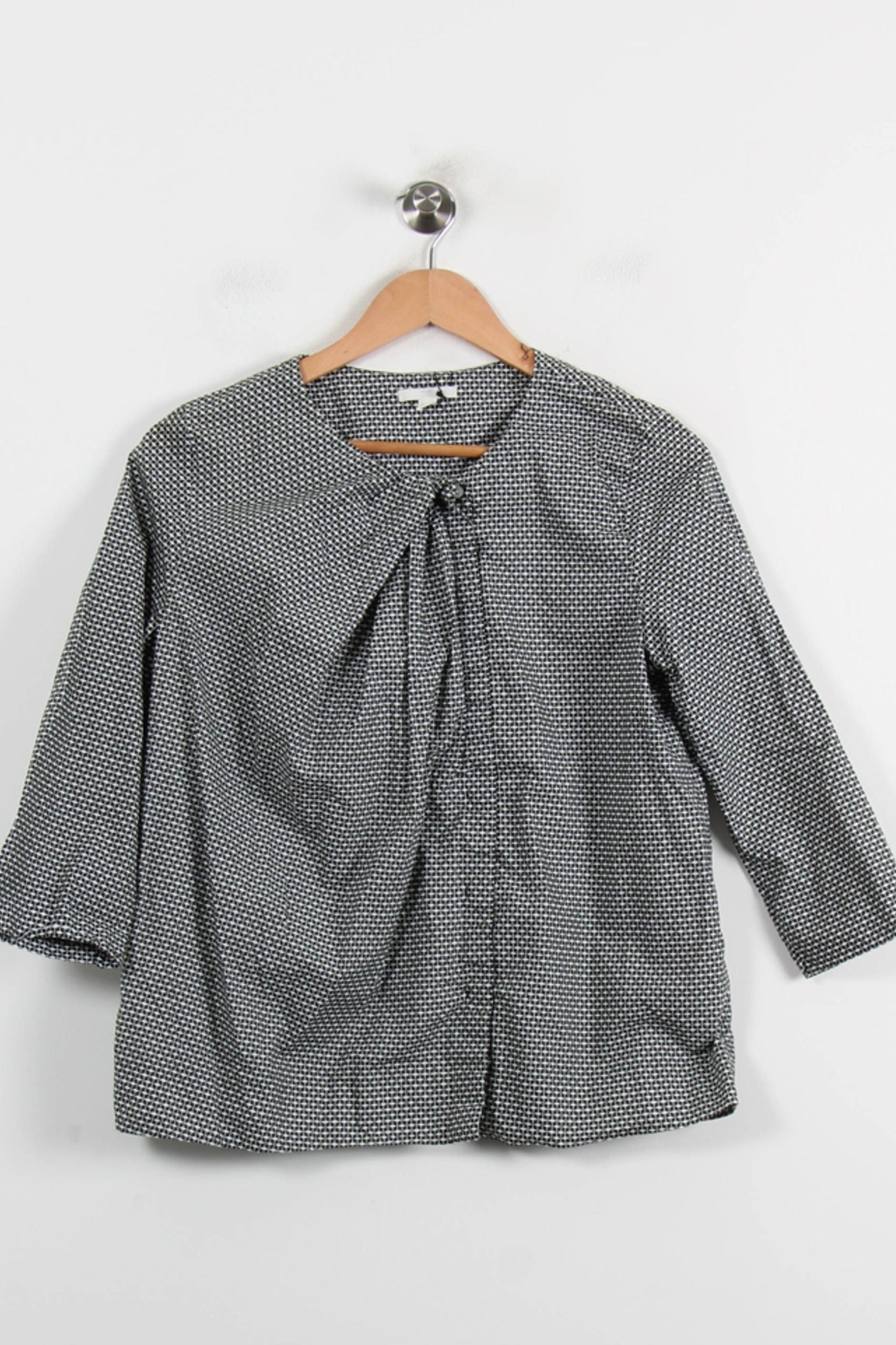 Blouse Noire et Blanche - Taille S/36