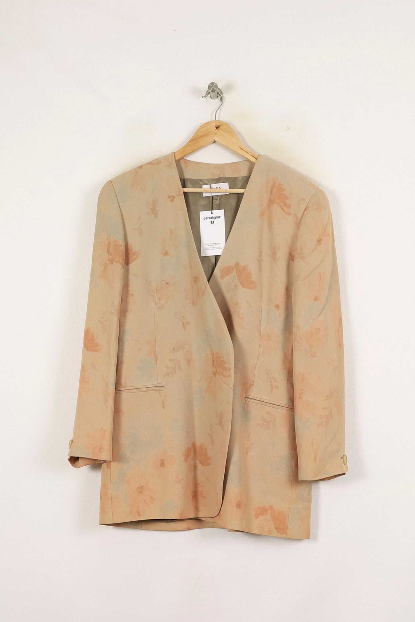 Blazer Beige et Orange - Taille L/40