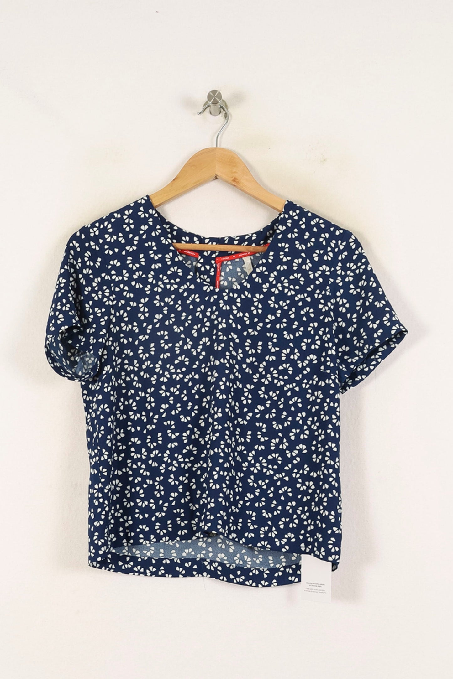 Blouse Bleue et Blanche - Taille S/36