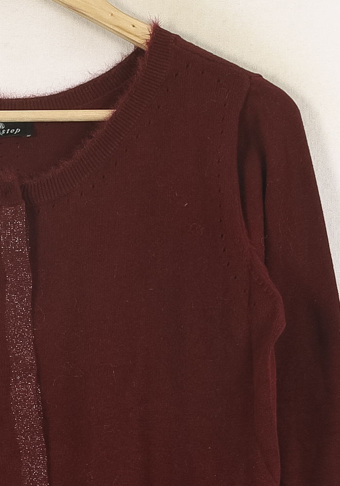 Gilet bordeaux - Taille L/40