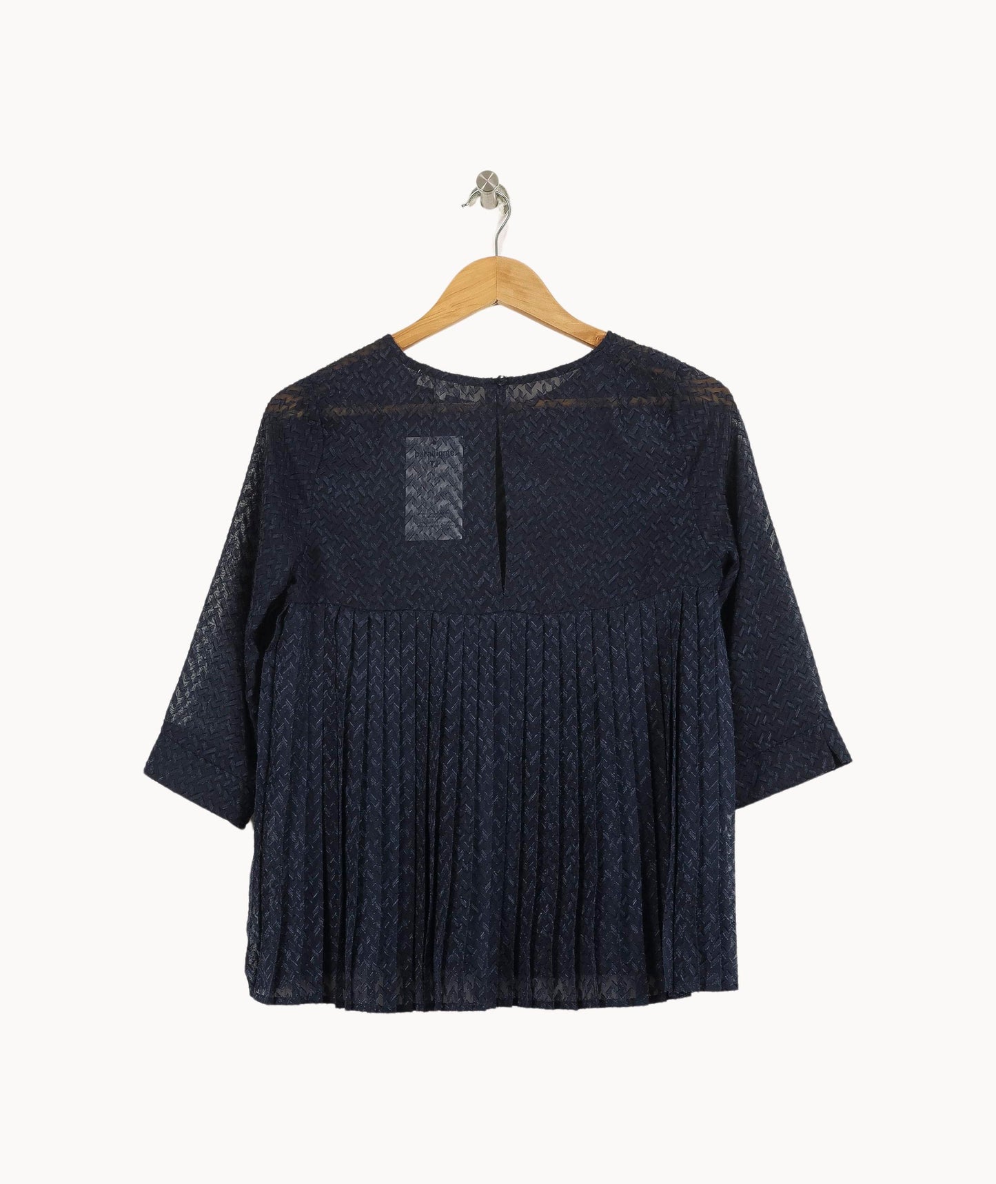 Blouse en Dentelle Bleue - Taille M/38