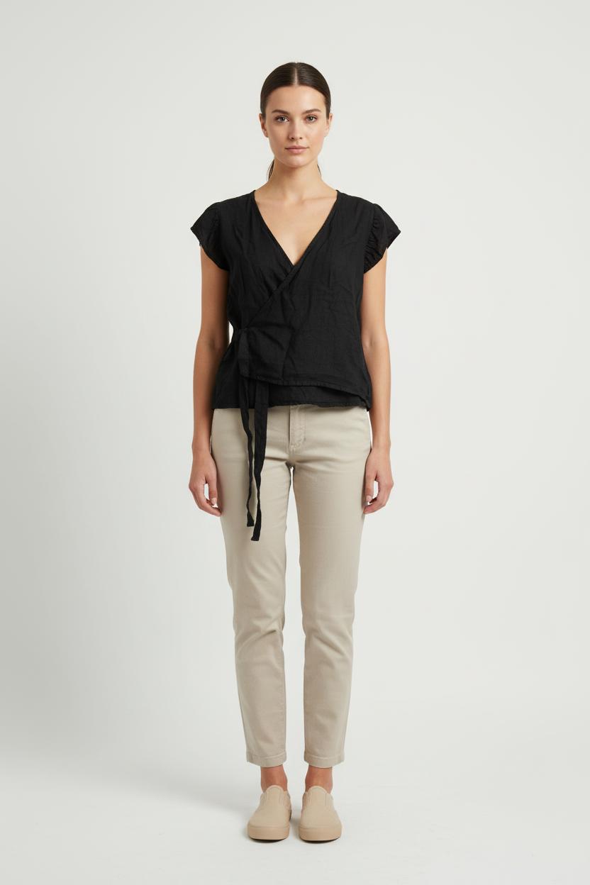 Blouse Noire - Taille S/36