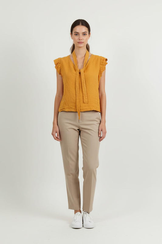 Blouse Jaune - Taille S/36