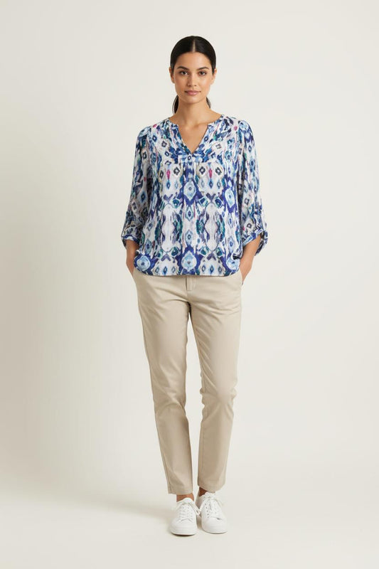 Blouse multicolore - Taille L/40